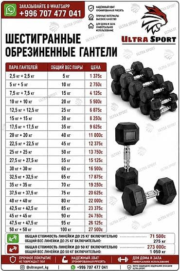 Гантели: Резиненные гантели 💪🏻 ▫️высококачественные ▫️безопасные — 2