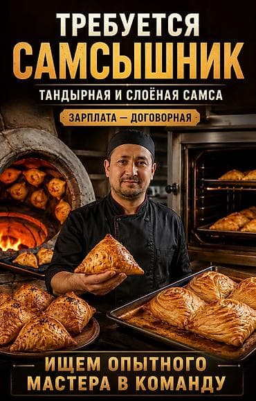 шпаклёвка цена: Требуется самсышник 🥟 В самсыхану требуется опытный самсышник — 1