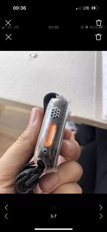 спортивные беспроводные наушники bluetooth: Watch ultra Все отлично работает С коробкой документами Подарок — 2