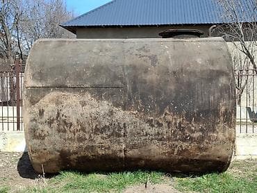 Для кафе, ресторанов: Металлическая горизонтальная емкость (цилиндрическая бочка) большого — 2