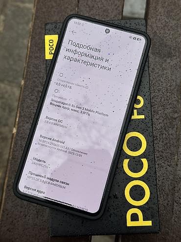 iphone replika: Poco F6, Новый, 256 ГБ, цвет - Черный, 1 SIM, 2 SIM, eSIM — 6