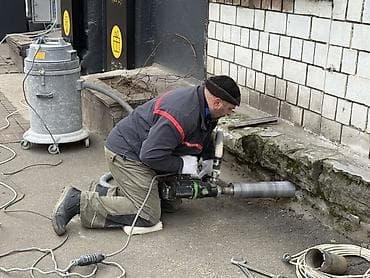 Алмазное бурение и сверление отверстий в бетоне, железобетоне
