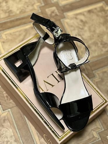 Босоножки, 38, IDEAL, Новый, цвет - Черный, Самовывоз — 2