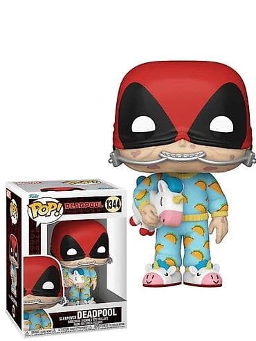 marvel: Фигурка Funko Pop! Marvel — Sleepover Deadpool (#1344) - Серия — 1