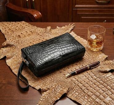 кошелек клатч: Клатч, Материал: Натуральная кожа, Мужские, Новый — 1