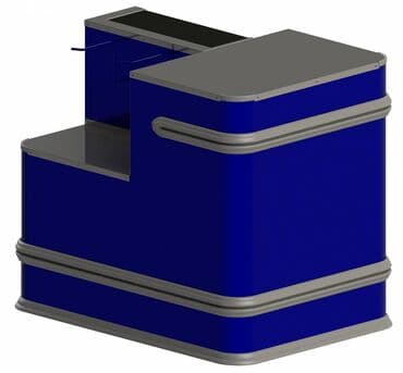 кассовое оборудование для магазина: Кассовый бокс - модель ЭКСПРЕСС-КАССА МИНИ Длина транспортера — 1