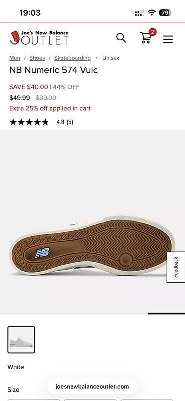 nike react: Кроссовки, 39.5, New Balance, Новый, цвет - Белый — 4