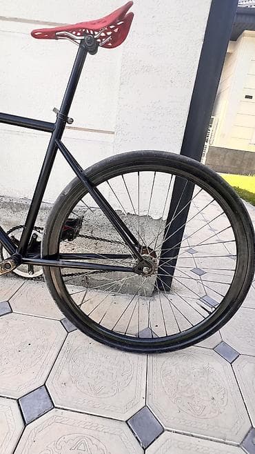 fixed gear: Фикс-байк/трековый велосипед 700C - Рама: стальная, классическая — 2