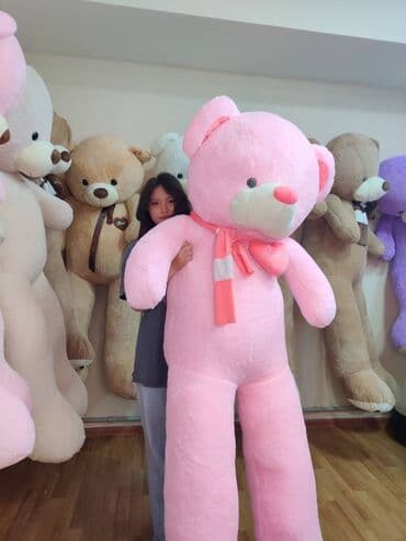 большой плюшевый мишка купить: 🧸Большая мишка 2 метра 🔥🔥🔥 🧸60 см 1000 сом (Бесплатная доставка) 🧸80 — 4