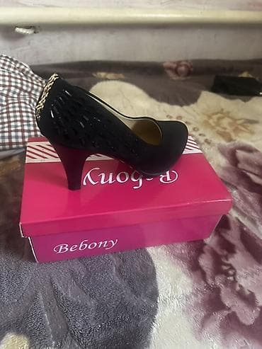 балетки италия: Классические женские туфли-лодочки Bebony. - Размер 36 - Цвет: чёрный — 1