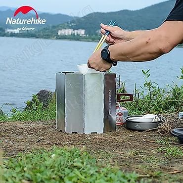Спорт жана хобби: 🟠 Ветрозащитный экран Naturehike для горелки 🟠 ⠀ Ветрозащитный экран — 5