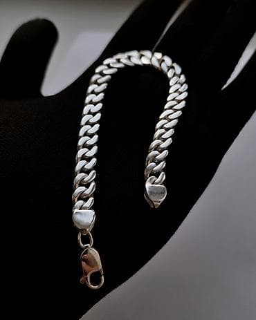 what: Серебряный браслет "Панцирь" 25 грамм Серебряные Цепи и Браслеты — 1