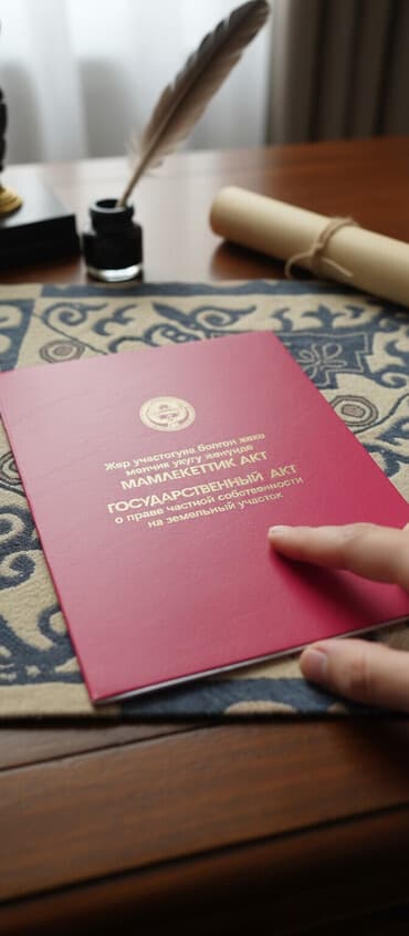 участок жаны жер: 3 соток, Бизнес үчүн, Кызыл китеп — 1