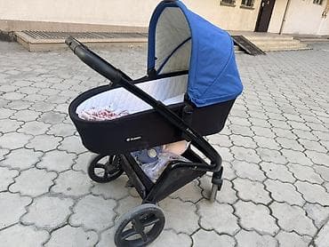 Детская коляска люлька Olson (логотип O LSON на борту), универсальная — 1