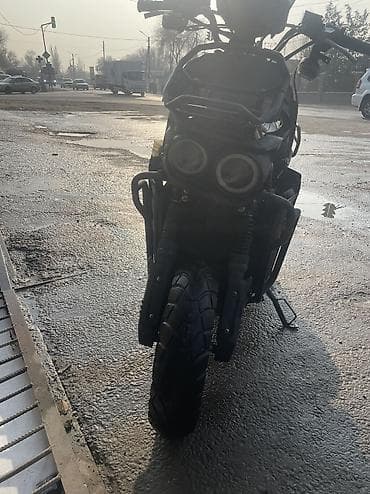 электро матацикл: Тип скутера Tank, 150 куб. см, Бензин, Б/у — 4