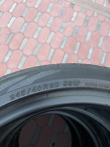 9 r20: Комплект автомобильных шин R20, разноширокий, 4 шт. - Пара передних — 3