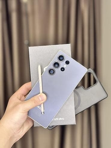 iphone 7 plus: Samsung Galaxy S25 Ultra, Б/у, 512 ГБ, цвет - Серый, 2 SIM, eSIM — 3