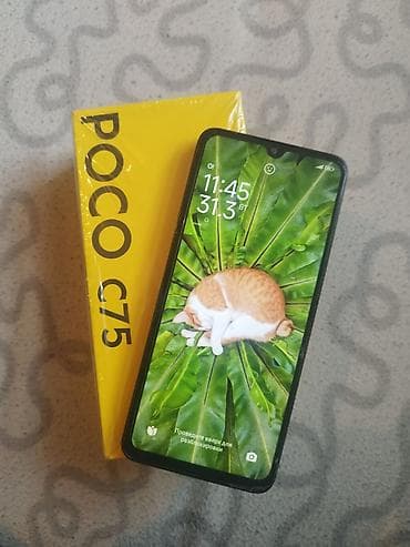 телефон редми 5а: Poco C75, цвет - Черный, 2 SIM — 1