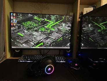 Компьютер, ядер - 6, ОЗУ 32 ГБ, Игровой, Б/у, Intel Core i5, AMD Radeon RX 5700, SSD