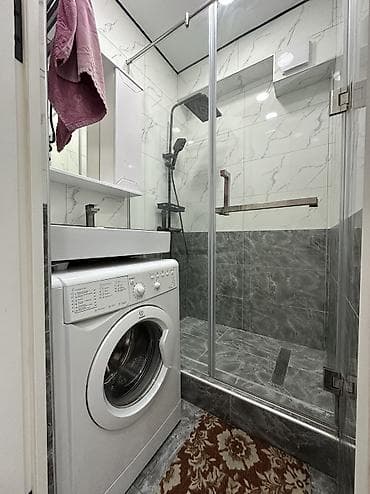 5: 2 комнаты, 55 м², ул. Алматинка / Чуй Индивидуалка, 4 этаж, Евроремонт — 9