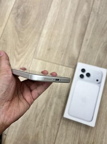 aiphone xs: IPhone 17 Pro Max, Б/у, 256 ГБ, Белый, Зарядное устройство, Защитное стекло, Чехол, 99 % — 6