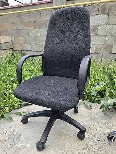 Офисные кресла: Офисное кресло, С колесиками, цвет - Черный, Самовывоз, Платная доставка — 4