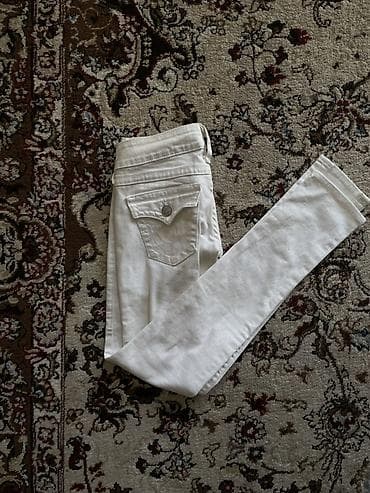 стречь: Джинсы, Скинни, США, Средняя талия, Стрейч, M, L — 1