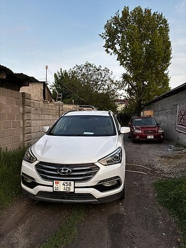 range rover 2008: Hyundai Santa Fe: 2017 г., Кроссовер — 1