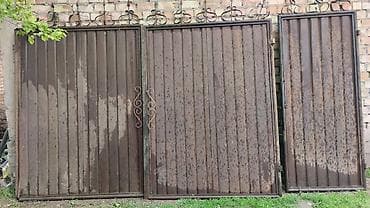 чикен ган: Сатлат - Комплект: две створки ворот + отдельная калитка. - — 1