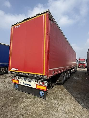 транс: Прицеп, Krone, Тентованный, от 12 т, Б/у — 1