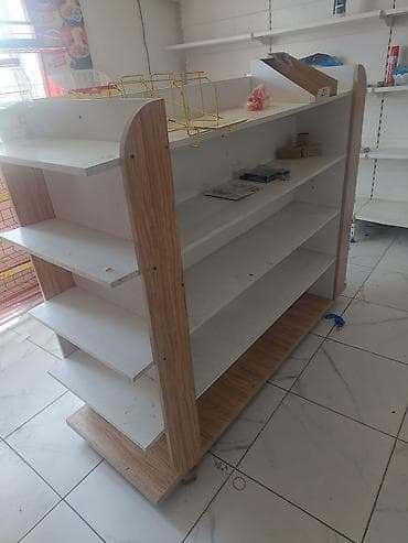 вешалка стойка для одежды: Торговый островной стеллаж для магазина - Двусторонняя конструкция — 1