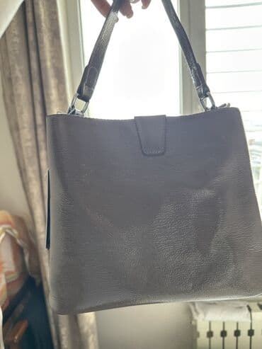 черная удлиненная куртка: Классическая сумка, Материал: Искусственная кожа, Застежка на магните, Женские — 3