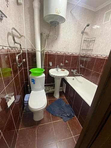 flat osh: 3 комнаты, 58 м², 9 мкр 104 серия, 2 этаж, Косметический ремонт — 7