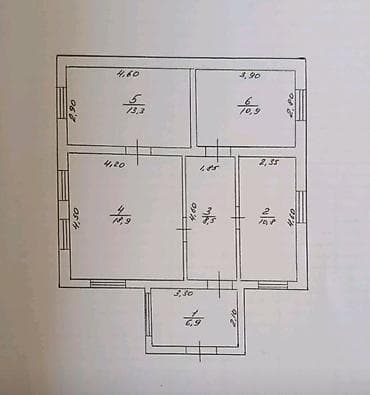 новые дома: Продам дом! г.Кемин (Быстровка) 70 кв.м. 9 соток. Есть гараж, сарай — 1