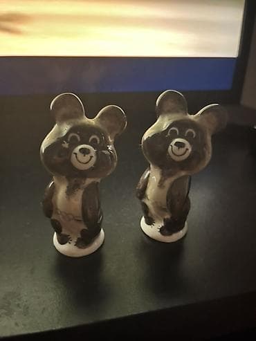 Көркөм өнөр жана коллекциялоо: Фарфоровая статуэтка «Мишка Олимпийский» - Продаю винтажные — 2