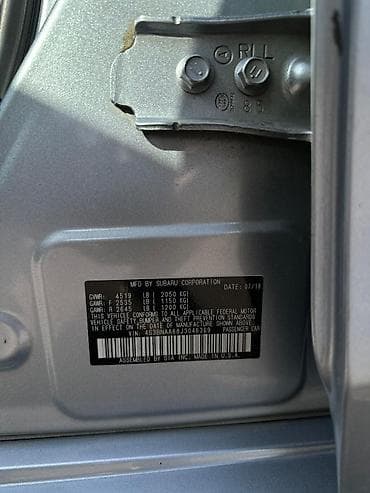 aion gac: Subaru Legacy: 2019 г., 2.5 л, Автомат, Бензин — 8