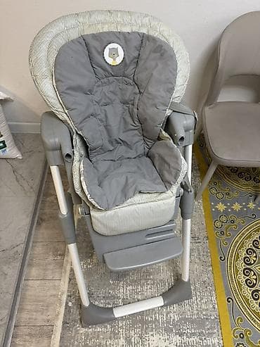 Детский транспорт: Детский стульчик для кормления - Универсальная модель с высокой — 3