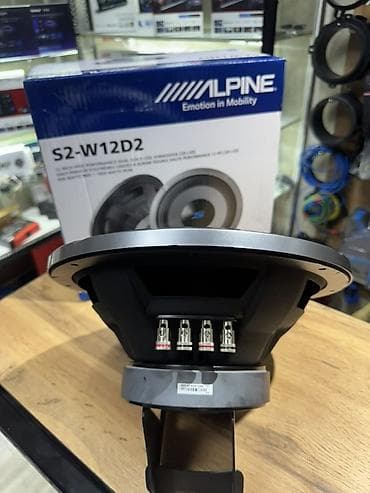 mini jack: Сабвуфер Alpine S2‑W12D2 (S‑Series) - Тип: 12" (30 см) сабвуфер для — 6
