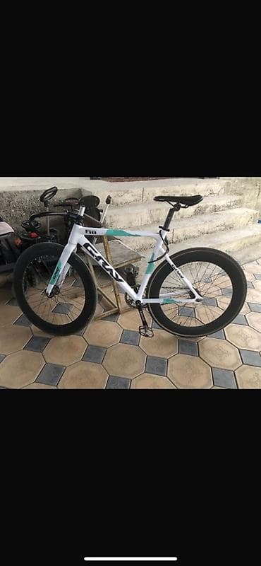 рул велик: Шоссейный велосипед, Рама M (156 - 178 см), Б/у — 3