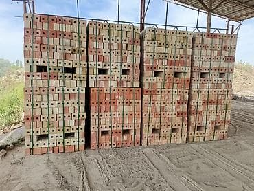 бүт койгуч: Тешиктүү, Бышкан кирпич, Жарым блок, 250×120×90 — 5