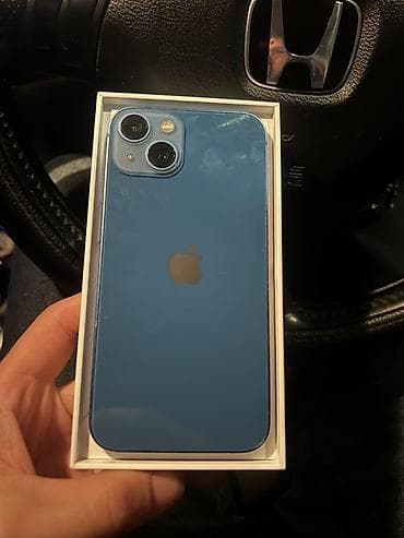 apple x: IPhone 13, Синий, Коробка, 100 % — 1