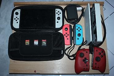 the witcher 3: Nintendo Switch OLED (белая) - не прошитая Комплектация: - Консоль — 1