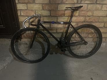 fixed gear: Фикс-байк дроп бар трековая с грипсами вынос гусь рама крвел вилсеты — 1