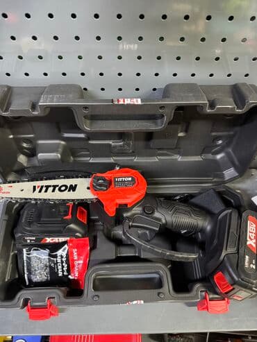 аккумуляторная садовая пила: Сучкарез Мини пила От: ВИТТОН В комплекте: два аккумулятора и два — 2