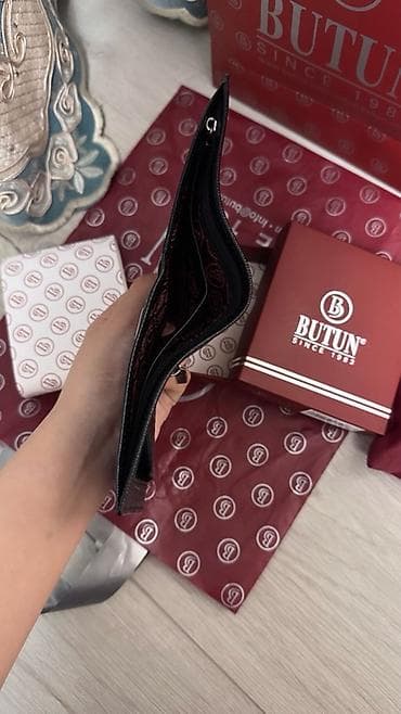 Ювелирные изделия: Портмоне, Butun, Натуральная кожа, Мужские — 3