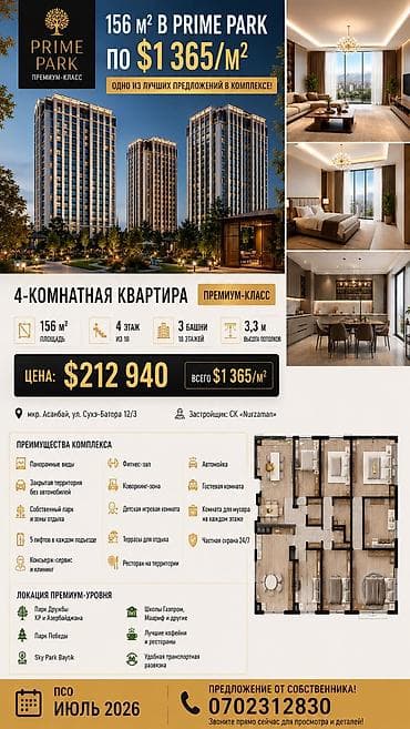 куплю квартиру 1 комн: 4 комнаты, 156 м², Элитка, 4 этаж, Готовая ПСО (под самоотделку) — 1