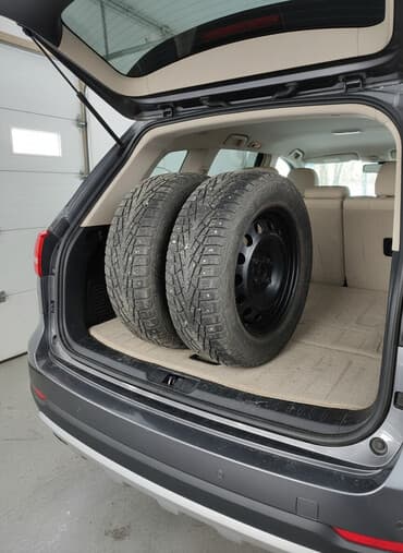 шыны на трактор: Шиналар 205 / 65 / R 15, Winter stud, Колдонулган, Комплект, Жеңил унаалар, Cordiant — 1