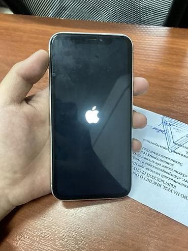 hisense a9: IPhone Xr, Б/у, 128 ГБ, Белый, Зарядное устройство, Чехол, Кабель, 78 % — 2