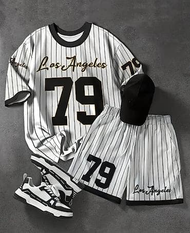 Мужской спортивный костюм, L, Los Angeles Lakers, Новый, цвет - Черный, Платная доставка
