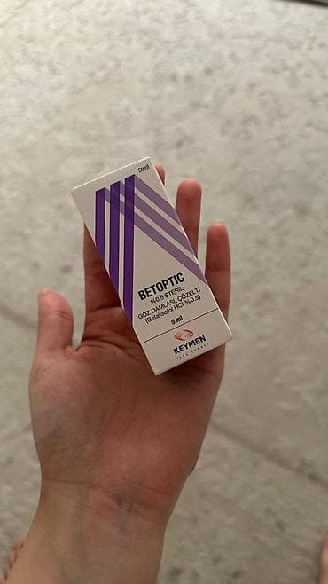 Көз айнектер: BETOPTIC — стерильные глазные капли, раствор (Betaksolol HCl 0,5%) — 3